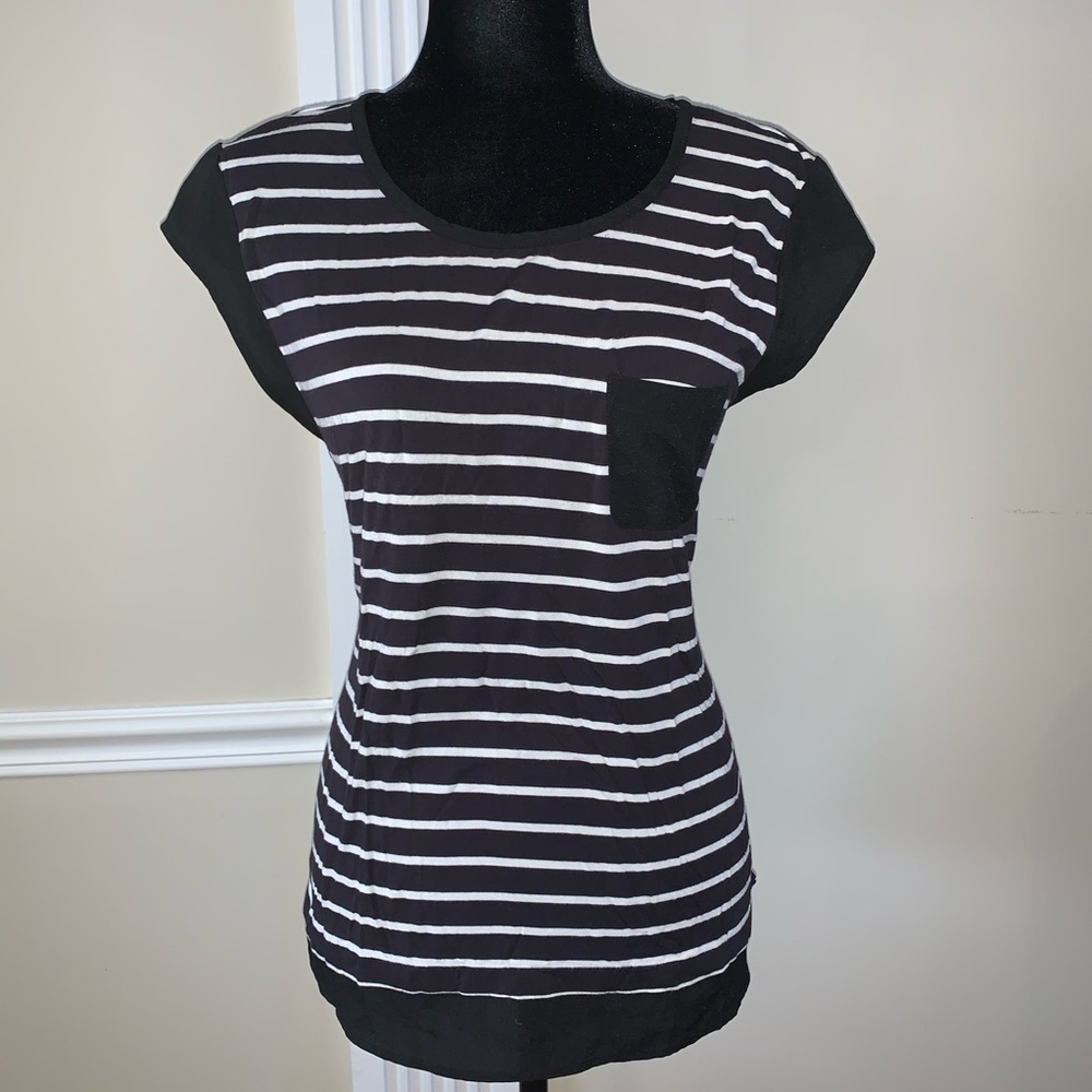 Calvin Klein Classic Striped Tee Size Large